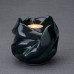 Our Holy Mother Eternal Flame - Ceramic Cremation Ashes Candle Holder Keepsake – Oxide Green